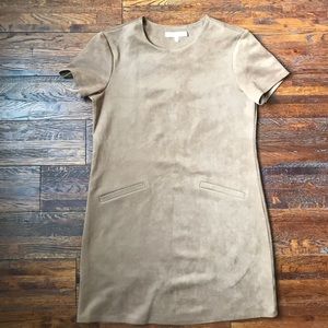 WAYF Suede Dress